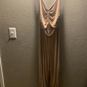 Tan Jumpsuit